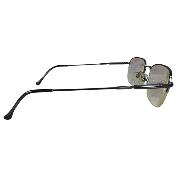 Brooks Brothers Italy 1172 Half Rim Charcoal Silver Frames Glasses –Needs Lenses - Picture 5 of 5
